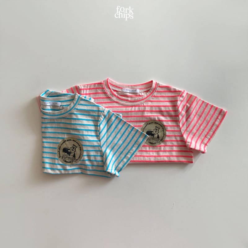 FORK CHIPS - Korean Children Fashion - #Kfashion4kids - Hamm's Bear Tee