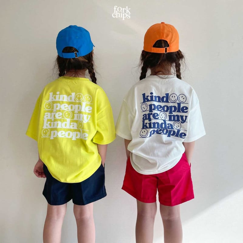 FORK CHIPS - Korean Children Fashion - #Kfashion4kids - People Tee - 10