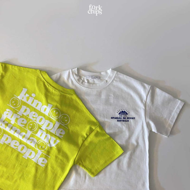 FORK CHIPS - Korean Children Fashion - #Kfashion4kids - People Tee - 3