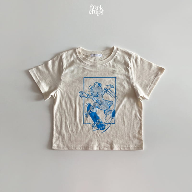 FORK CHIPS - Korean Children Fashion - #Kfashion4kids - Play Board Tee - 2