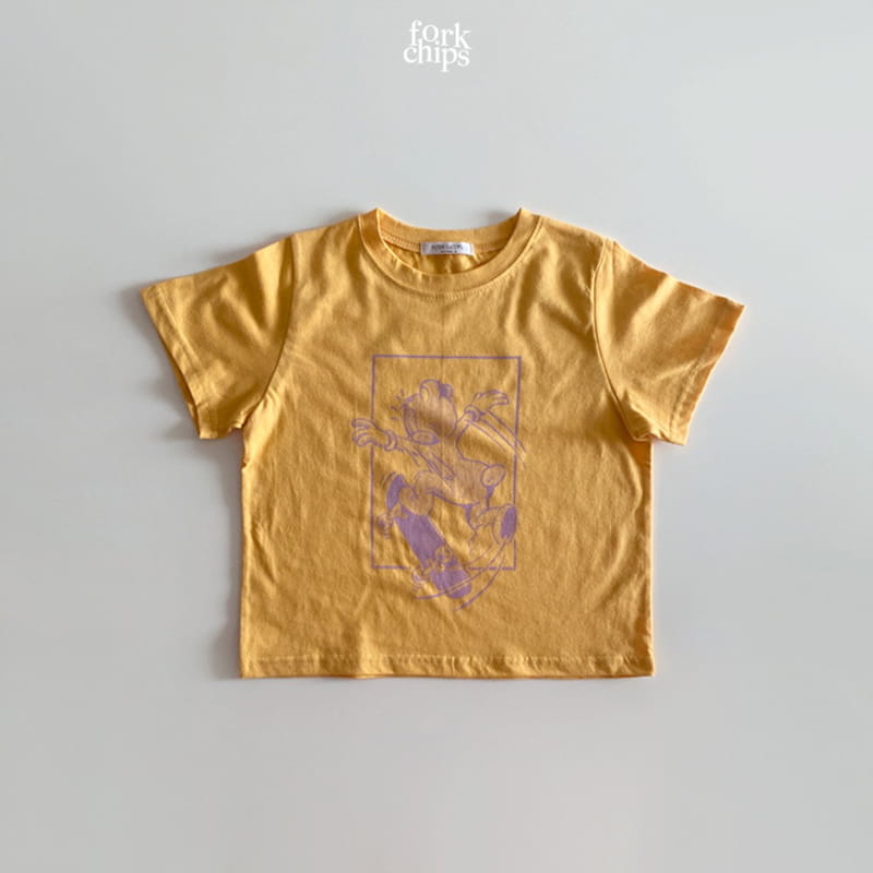 FORK CHIPS - Korean Children Fashion - #Kfashion4kids - Play Board Tee - 3
