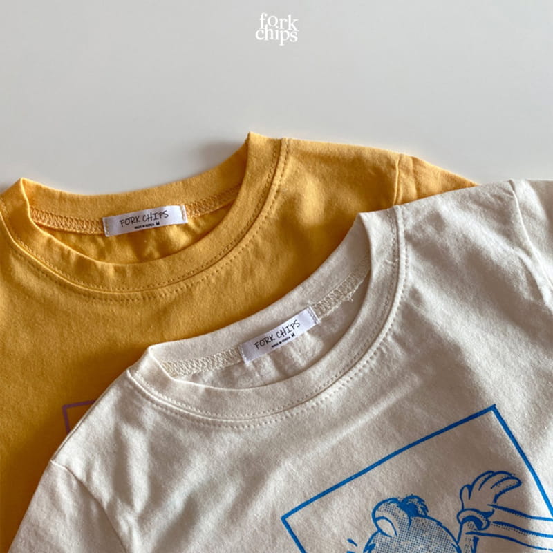 FORK CHIPS - Korean Children Fashion - #Kfashion4kids - Play Board Tee - 4