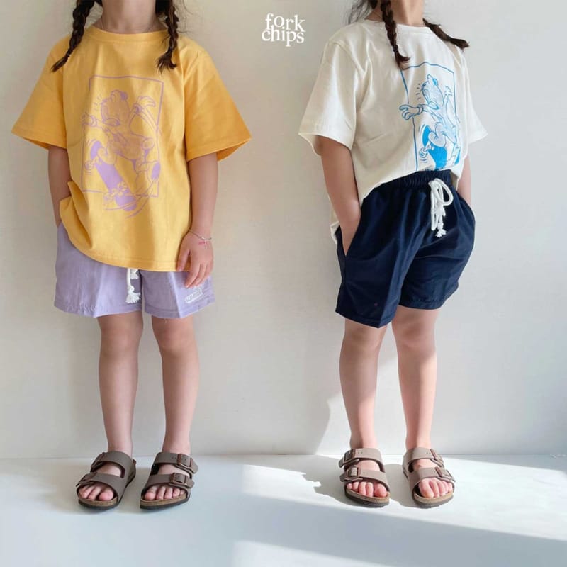 FORK CHIPS - Korean Children Fashion - #Kfashion4kids - Play Board Tee - 8