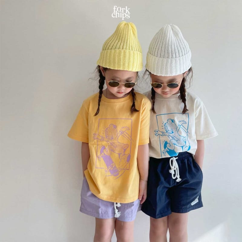 FORK CHIPS - Korean Children Fashion - #Kfashion4kids - Play Board Tee - 9