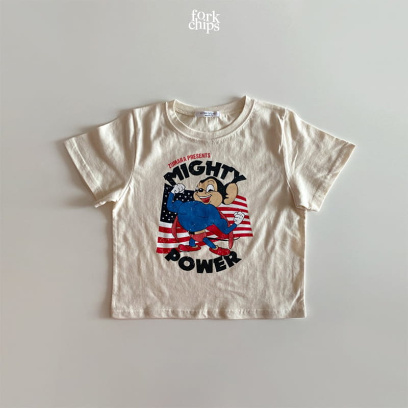 FORK CHIPS - Korean Children Fashion - #Kfashion4kids - Strong Tee