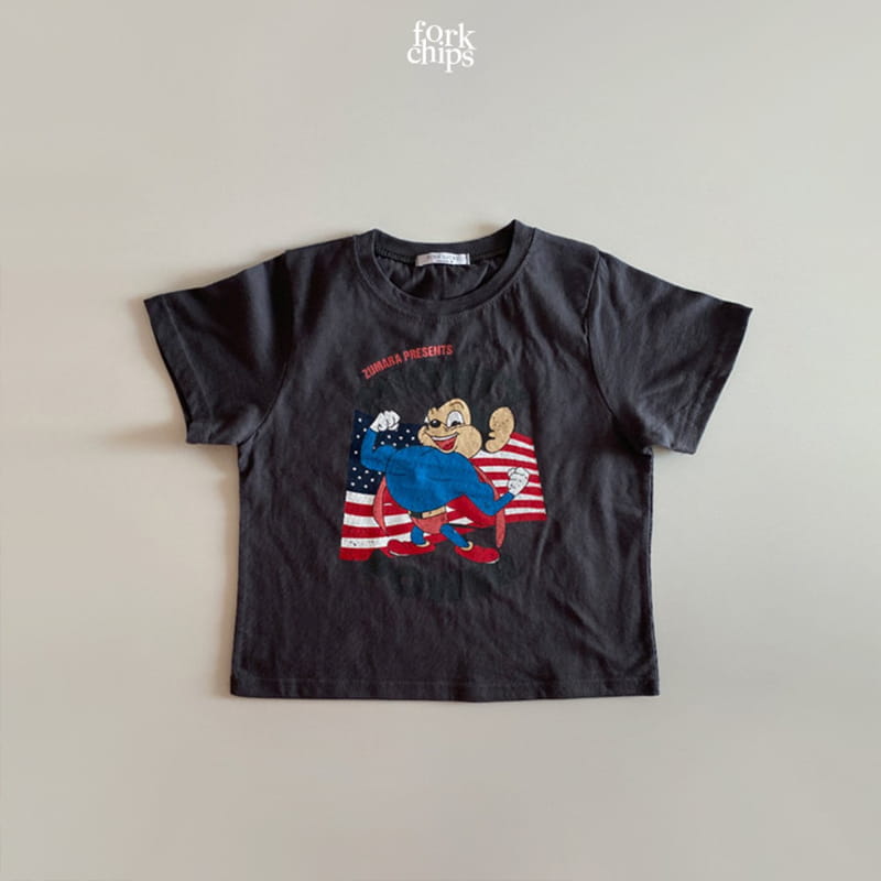 FORK CHIPS - Korean Children Fashion - #Kfashion4kids - Strong Tee - 5