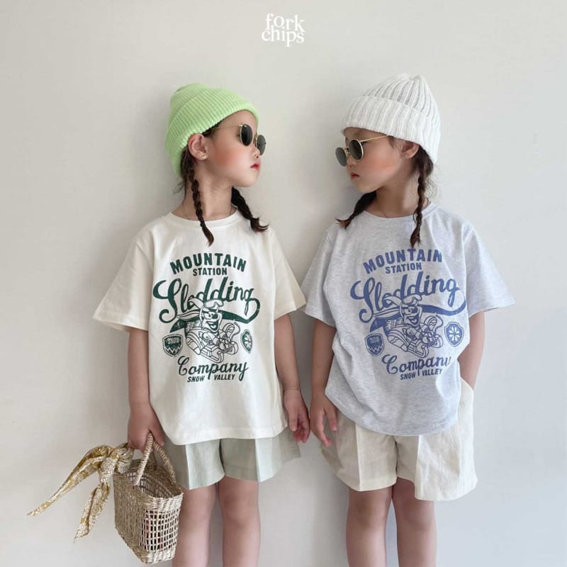 FORK CHIPS - Korean Children Fashion - #Kfashion4kids - Burney Tee - 10