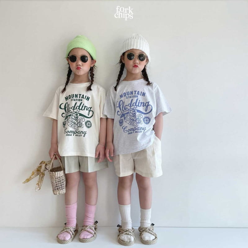 FORK CHIPS - Korean Children Fashion - #Kfashion4kids - Burney Tee - 8