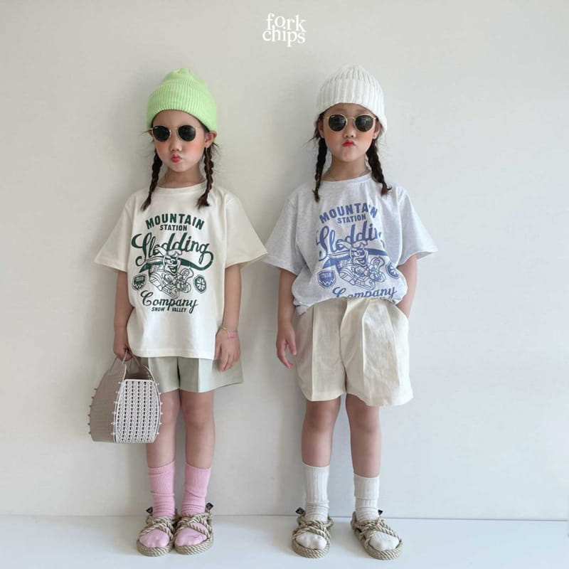 FORK CHIPS - Korean Children Fashion - #Kfashion4kids - Burney Tee - 9