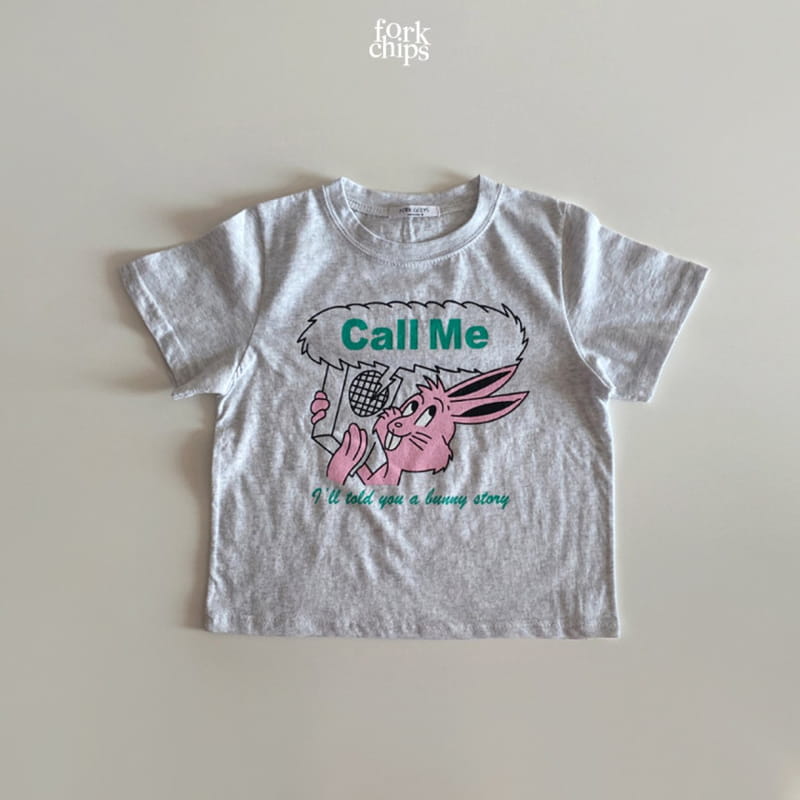 FORK CHIPS - Korean Children Fashion - #Kfashion4kids - Burney Call Me Tee - 4