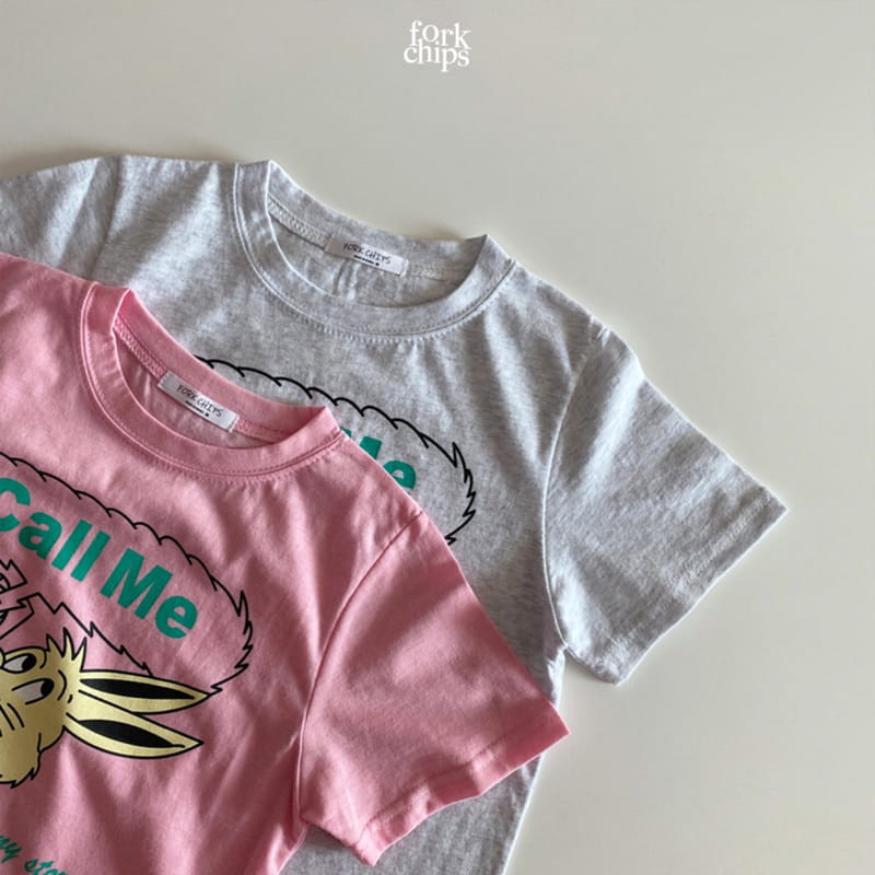 FORK CHIPS - Korean Children Fashion - #Kfashion4kids - Burney Call Me Tee - 6