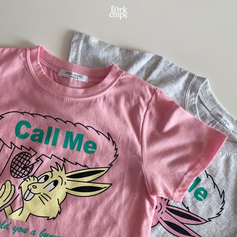 FORK CHIPS - Korean Children Fashion - #Kfashion4kids - Burney Call Me Tee - 7