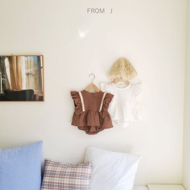 FROM J - Korean Children Fashion - #Kfashion4kids - Crop Wing Bodysuit - 10