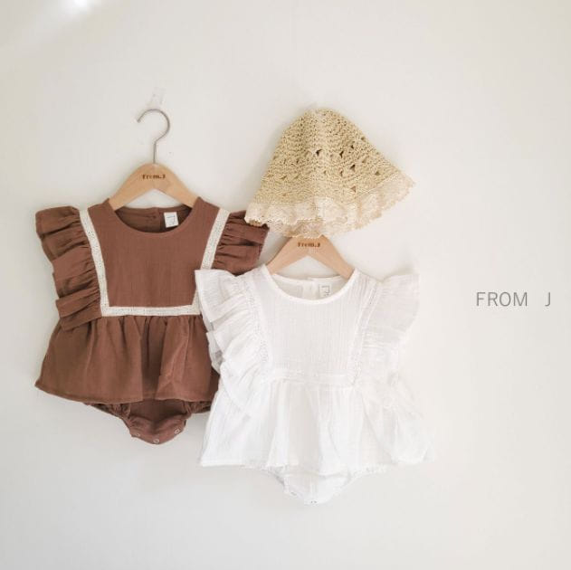 FROM J - Korean Children Fashion - #Kfashion4kids - Crop Wing Bodysuit - 11