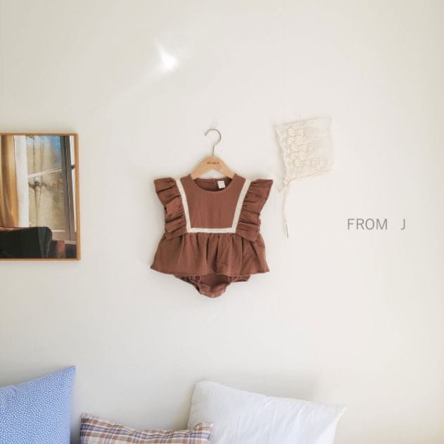 FROM J - Korean Children Fashion - #Kfashion4kids - Crop Wing Bodysuit - 3