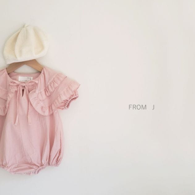 FROM J - Korean Children Fashion - #Kfashion4kids - Double Frill Bodysuit - 10