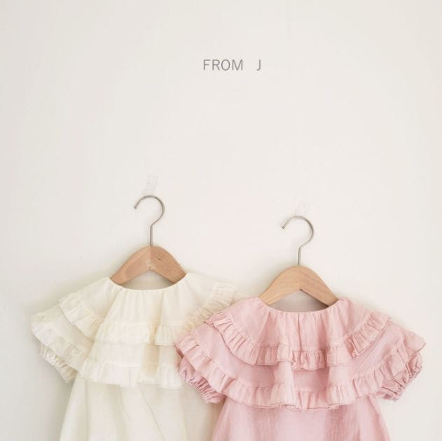 FROM J - Korean Children Fashion - #Kfashion4kids - Double Frill Bodysuit - 12