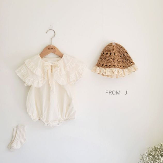 FROM J - Korean Children Fashion - #Kfashion4kids - Double Frill Bodysuit - 3