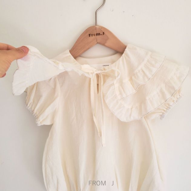 FROM J - Korean Children Fashion - #Kfashion4kids - Double Frill Bodysuit - 5
