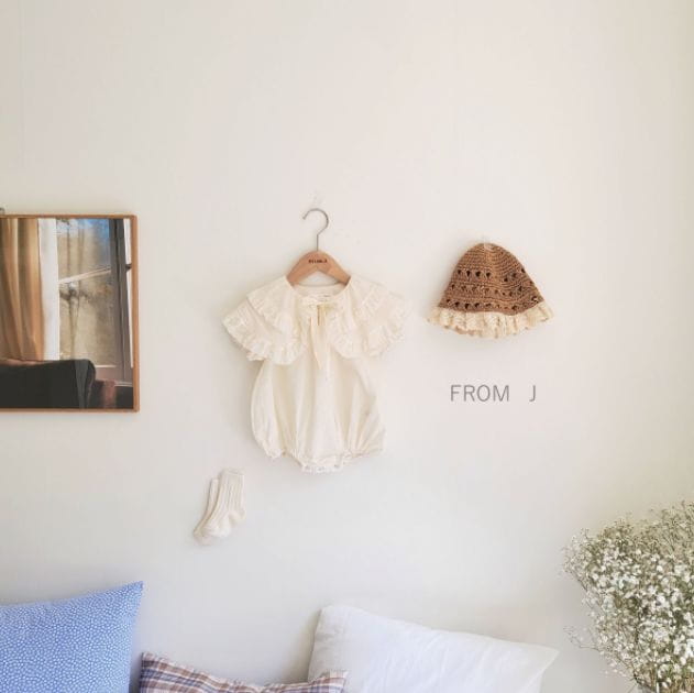 FROM J - Korean Children Fashion - #Kfashion4kids - Double Frill Bodysuit - 6