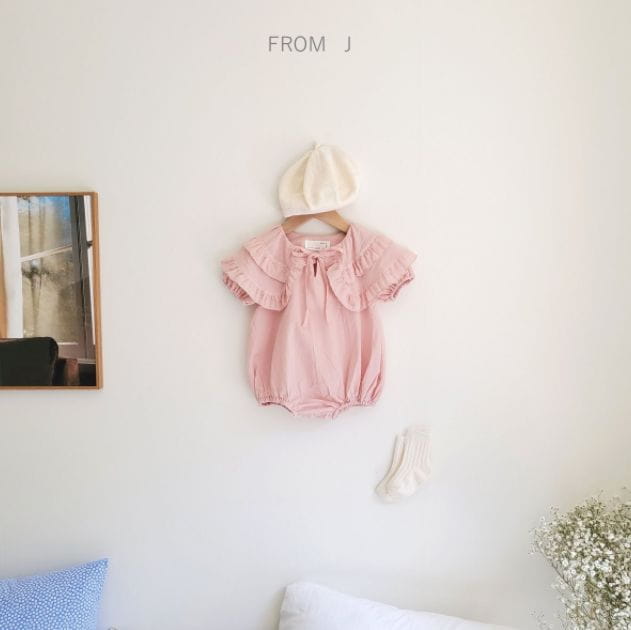 FROM J - Korean Children Fashion - #Kfashion4kids - Double Frill Bodysuit - 7