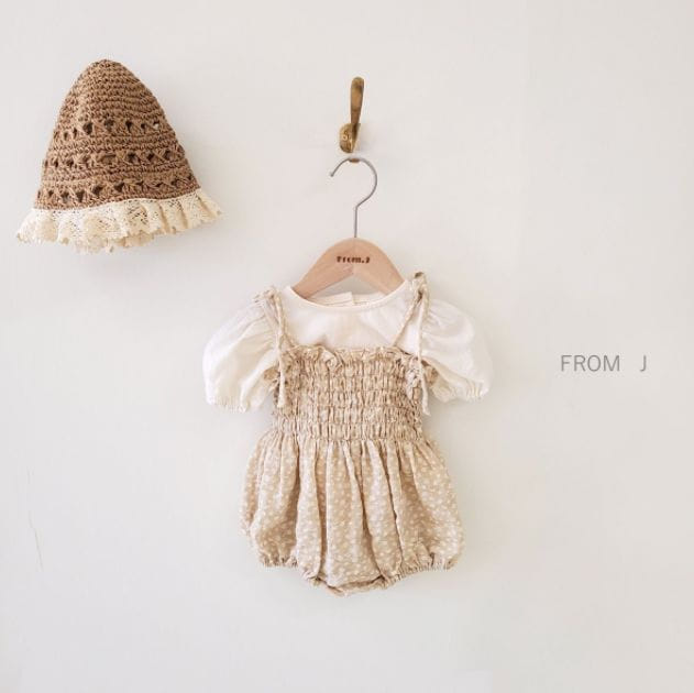FROM J - Korean Children Fashion - #Kfashion4kids - Top Smocked Bodysuit - 10