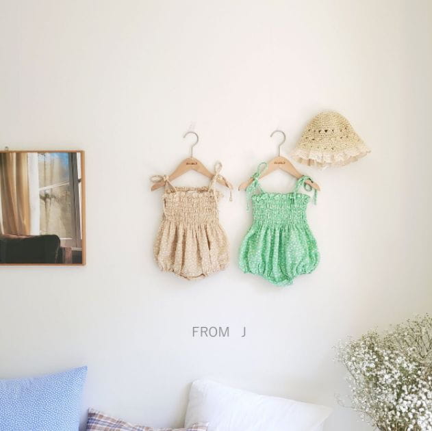 FROM J - Korean Children Fashion - #Kfashion4kids - Top Smocked Bodysuit - 2