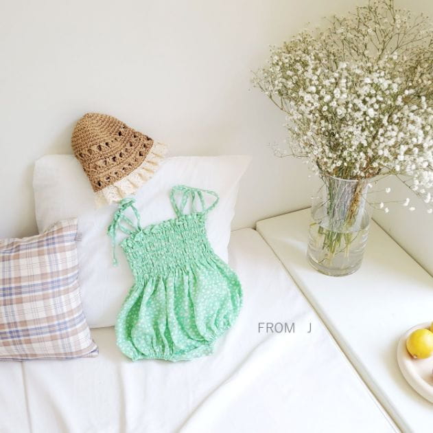 FROM J - Korean Children Fashion - #Kfashion4kids - Top Smocked Bodysuit - 4