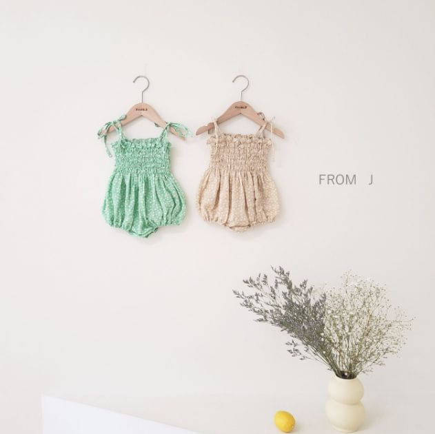 FROM J - Korean Children Fashion - #Kfashion4kids - Top Smocked Bodysuit - 9