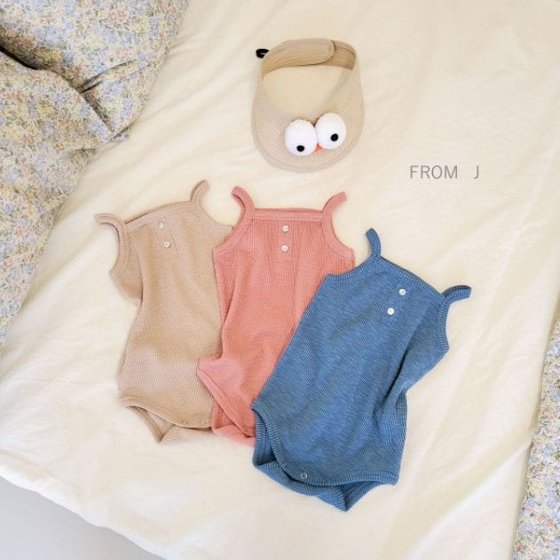 FROM J - Korean Children Fashion - #Kfashion4kids - Bebe Rip Sleeveless Bodysuit - 11
