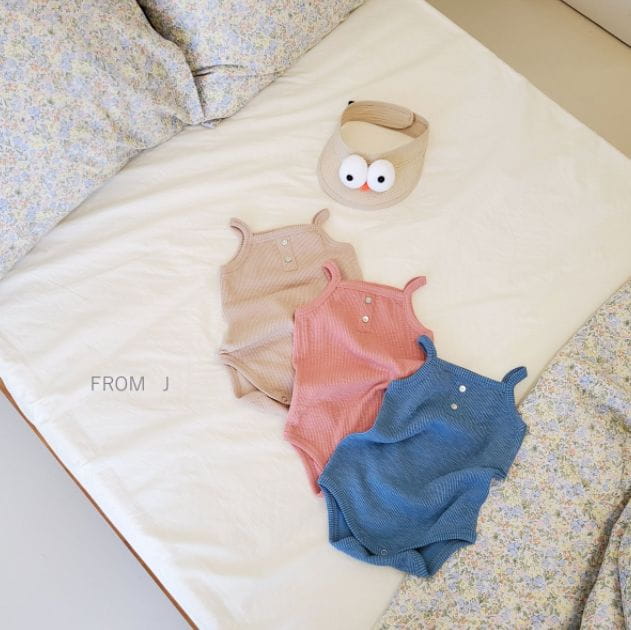 FROM J - Korean Children Fashion - #Kfashion4kids - Bebe Rip Sleeveless Bodysuit - 2