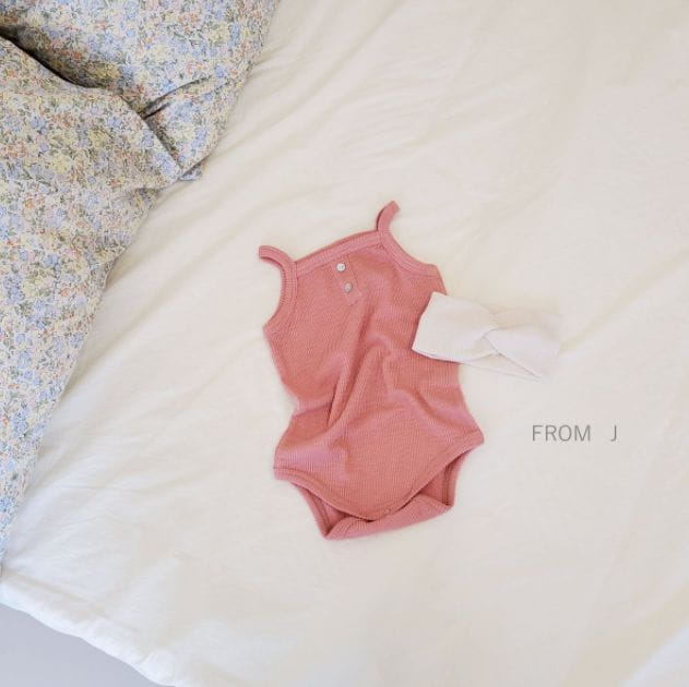 FROM J - Korean Children Fashion - #Kfashion4kids - Bebe Rip Sleeveless Bodysuit - 4