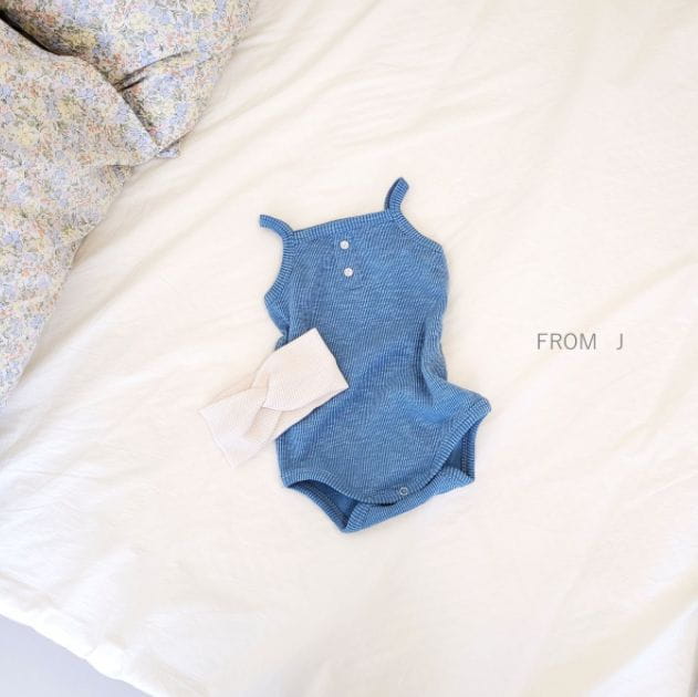 FROM J - Korean Children Fashion - #Kfashion4kids - Bebe Rip Sleeveless Bodysuit - 5