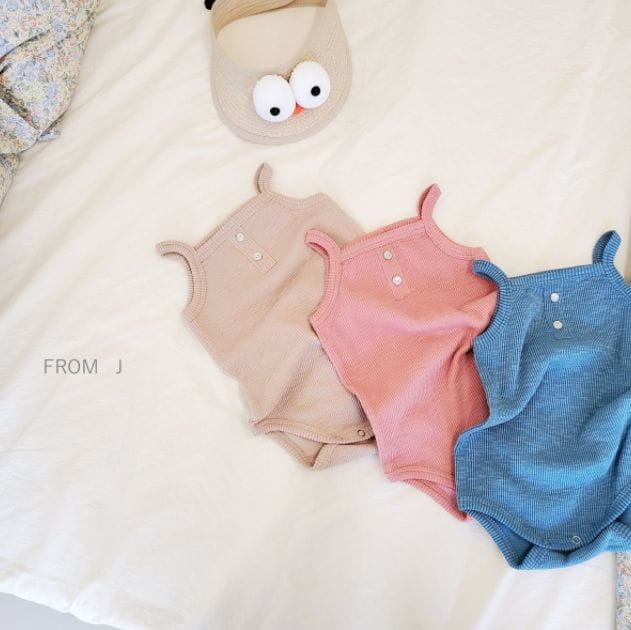 FROM J - Korean Children Fashion - #Kfashion4kids - Bebe Rip Sleeveless Bodysuit - 7