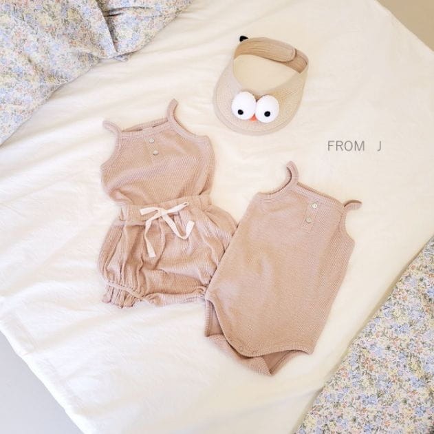 FROM J - Korean Children Fashion - #Kfashion4kids - Bebe Rip Sleeveless Bodysuit - 8