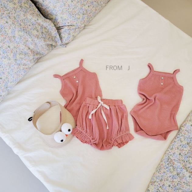 FROM J - Korean Children Fashion - #Kfashion4kids - Bebe Rip Sleeveless Bodysuit - 9