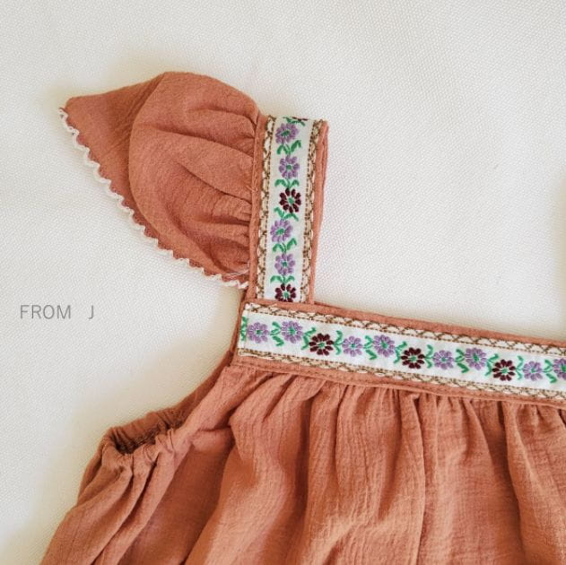 FROM J - Korean Children Fashion - #Kfashion4kids - Embroidery Wing Bodysuit - 10