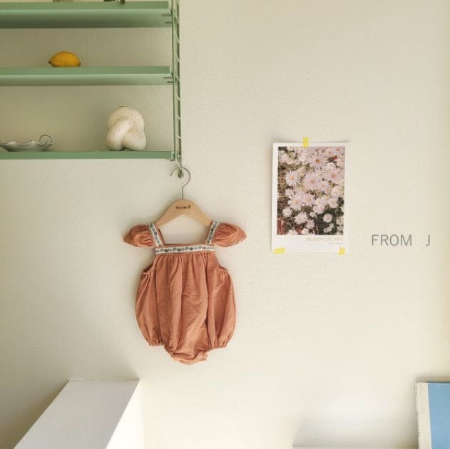 FROM J - Korean Children Fashion - #Kfashion4kids - Embroidery Wing Bodysuit - 3