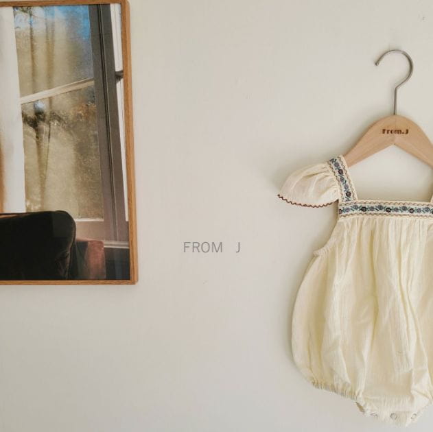 FROM J - Korean Children Fashion - #Kfashion4kids - Embroidery Wing Bodysuit - 9
