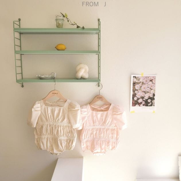 FROM J - Korean Children Fashion - #Kfashion4kids - Square Puff Bodysuit - 10