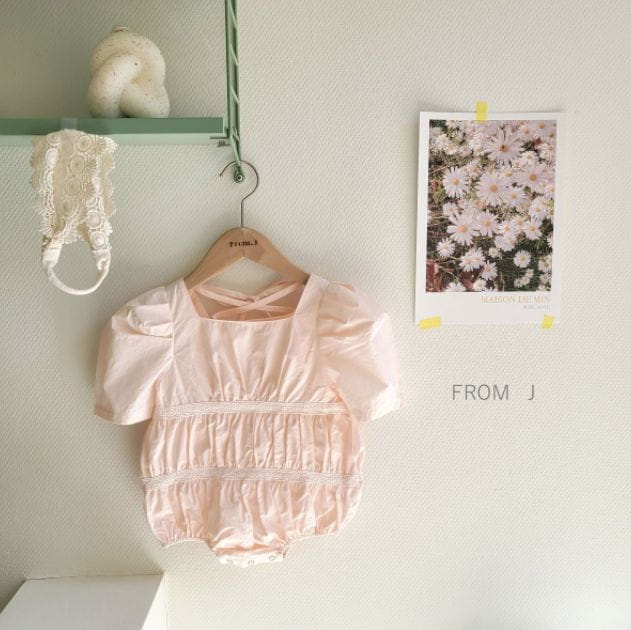 FROM J - Korean Children Fashion - #Kfashion4kids - Square Puff Bodysuit - 12