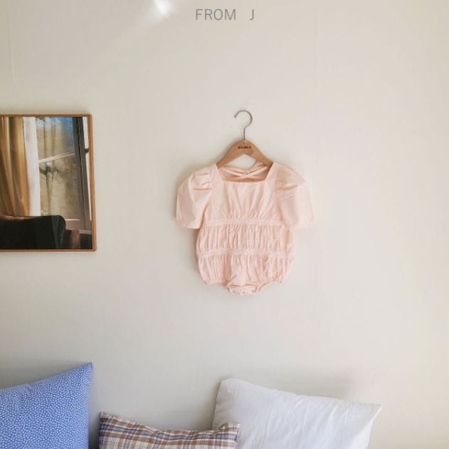 FROM J - Korean Children Fashion - #Kfashion4kids - Square Puff Bodysuit - 7