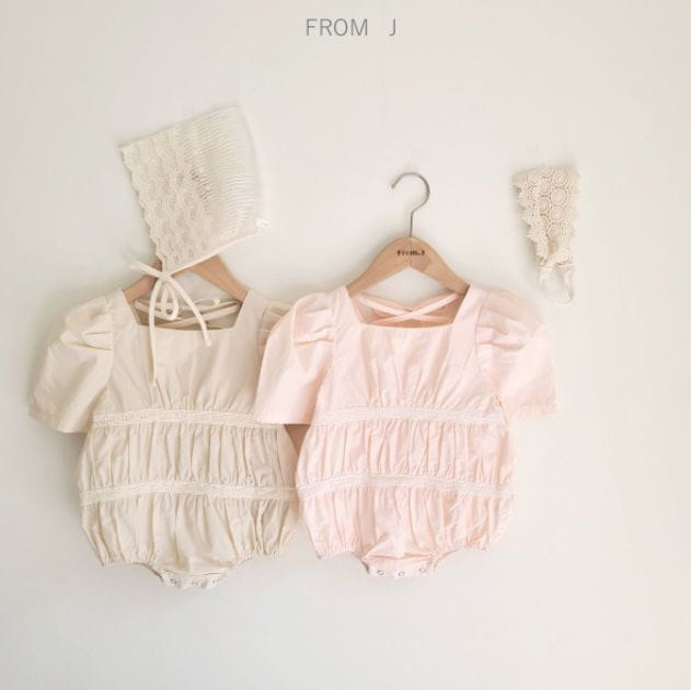 FROM J - Korean Children Fashion - #Kfashion4kids - Square Puff Bodysuit - 8