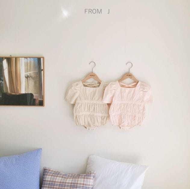 FROM J - Korean Children Fashion - #Kfashion4kids - Square Puff Bodysuit - 9