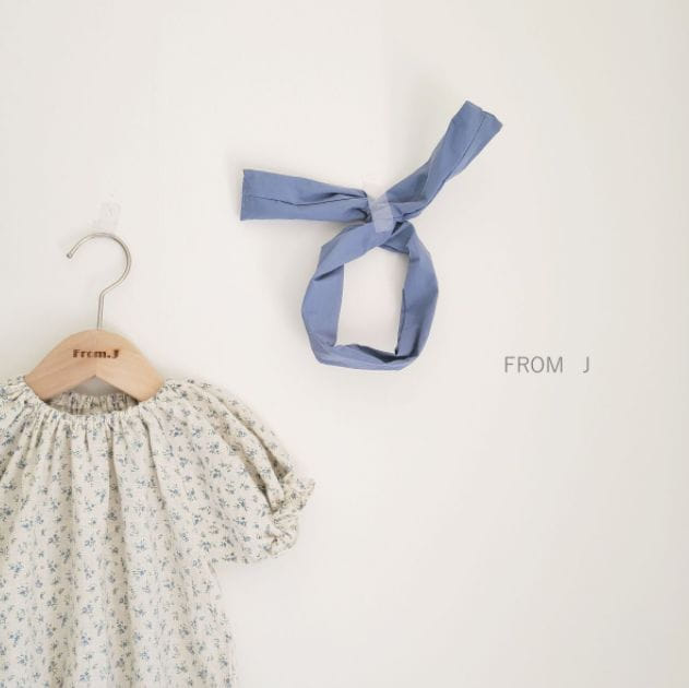 FROM J - Korean Children Fashion - #Kfashion4kids - Blueberry Flower Bodysuit - 10