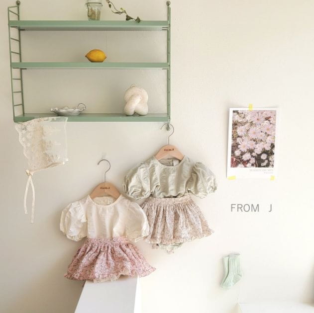 FROM J - Korean Children Fashion - #Kfashion4kids - Hey Apron Bodysuit - 10