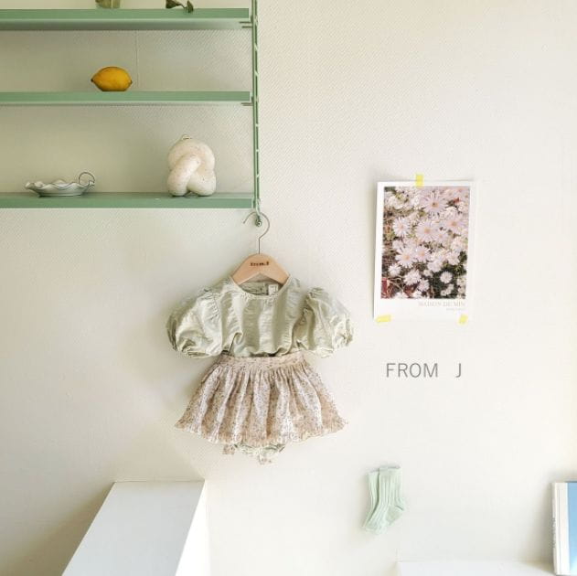 FROM J - Korean Children Fashion - #Kfashion4kids - Hey Apron Bodysuit - 11
