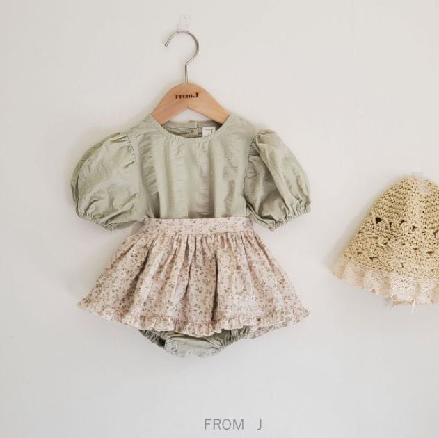 FROM J - Korean Children Fashion - #Kfashion4kids - Hey Apron Bodysuit - 8