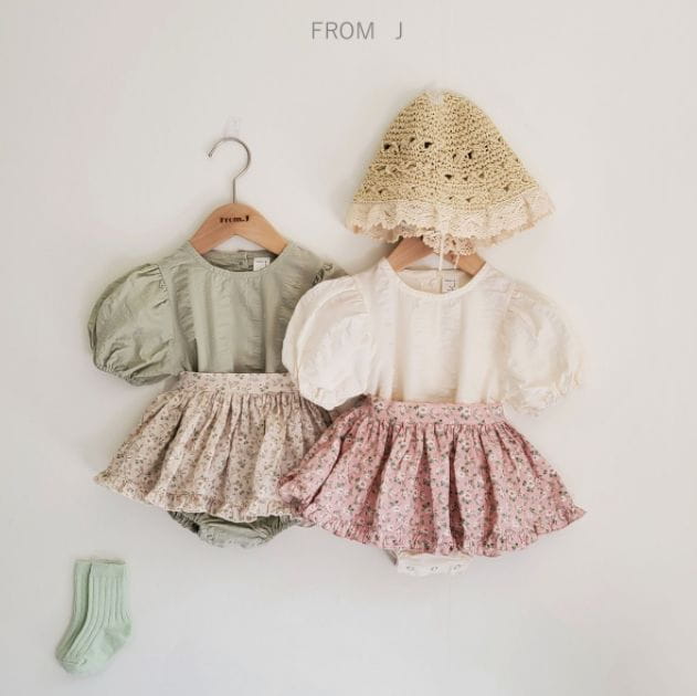 FROM J - Korean Children Fashion - #Kfashion4kids - Hey Apron Bodysuit - 9