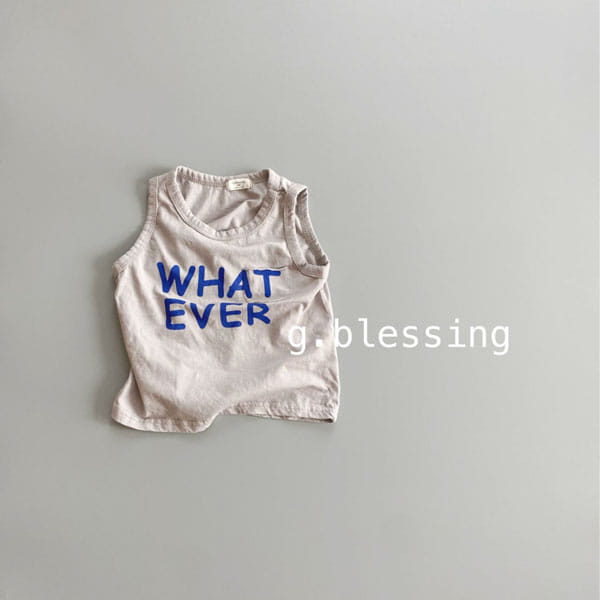 G BLESSING - Korean Children Fashion - #Kfashion4kids - What Ever Sleeveless